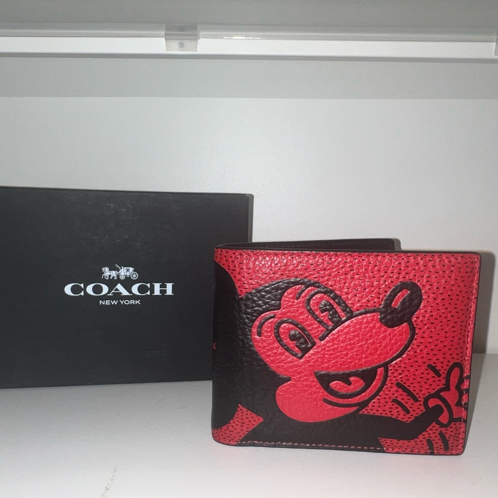 *LOW START* Coach keith haring bifold wallet. Excellent condition, limited run.